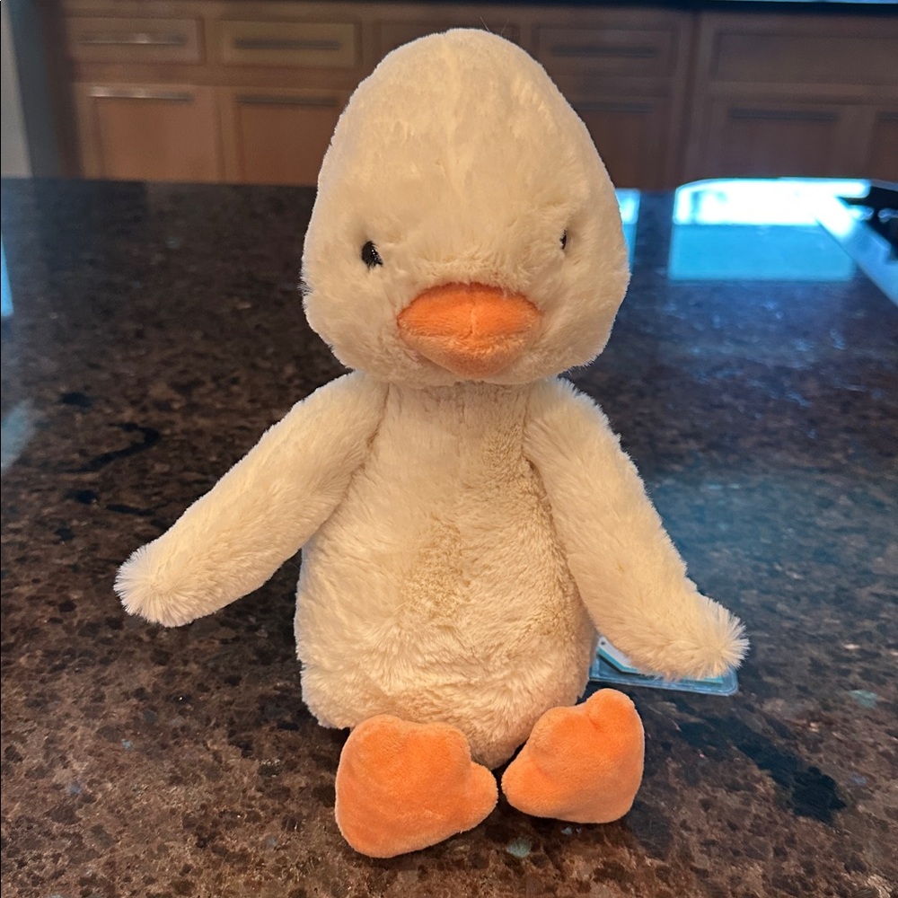 NWT Authentic Jellycat original bashful duckling duck medium - FAST SHIP…